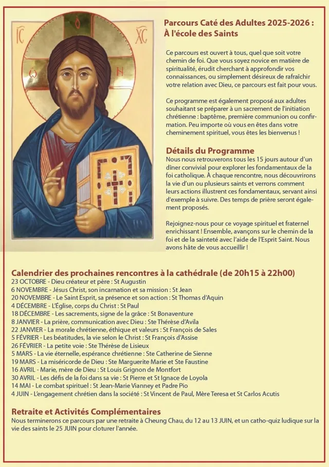 Parcours Caté des Adultes 2025-2026