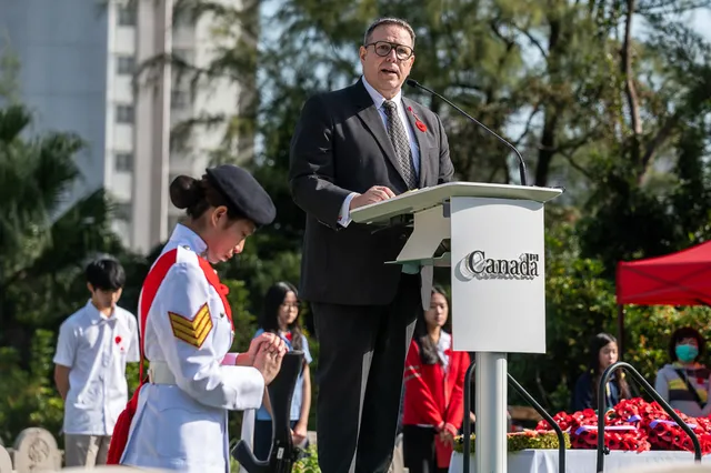 77ème Cérémonie Commémorative Canadienne au cimetière de Sai Wan