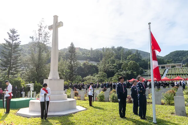 77ème Cérémonie Commémorative Canadienne au cimetière de Sai Wan
