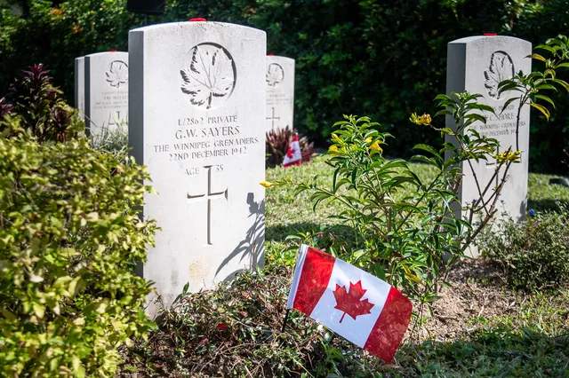 77ème Cérémonie Commémorative Canadienne au cimetière de Sai Wan