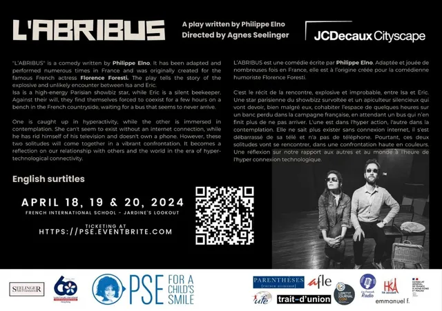 Au théâtre ce soir avec L’Abribus les 18, 19 et 20 avril 2024