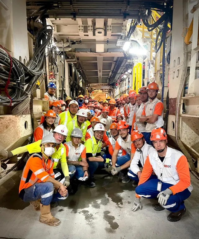 Bénédiction du Tunnel MTR Tung Chung