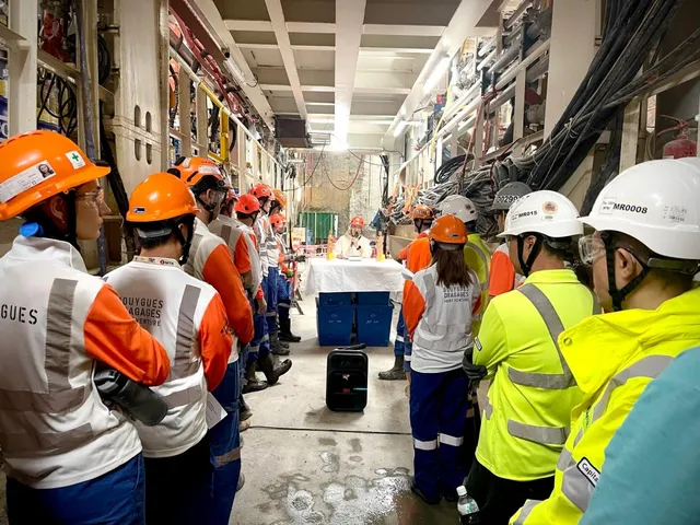 Bénédiction du Tunnel MTR Tung Chung