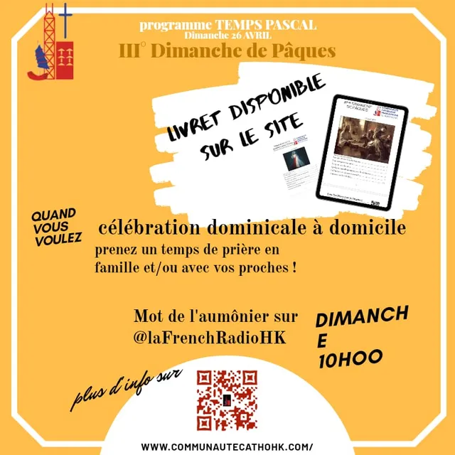 III° DIMANCHE DU TEMPS PASCAL – Livret de messe