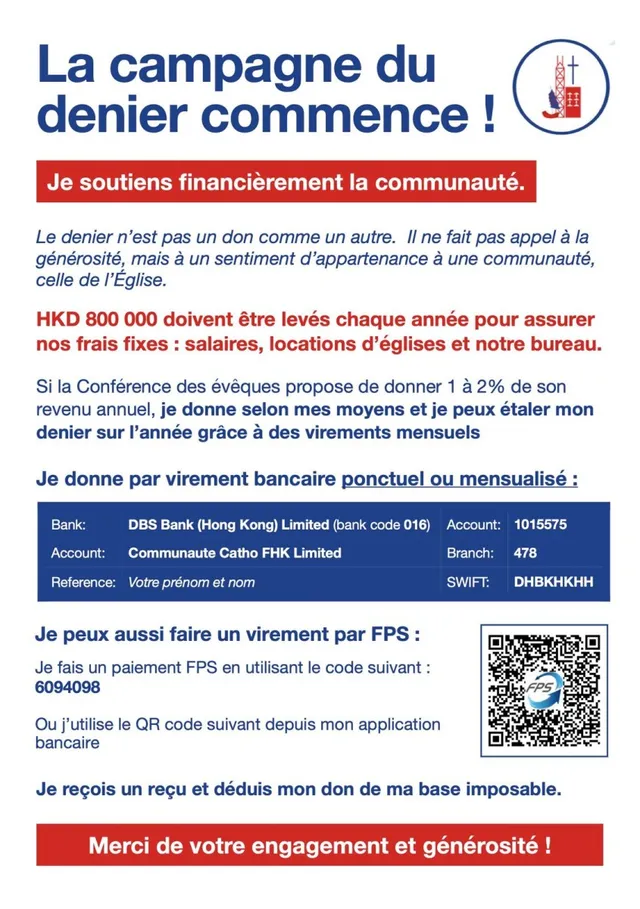 Les annonces paroissiales – semaine du 4 mars 2024