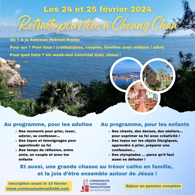 Les annonces paroissiales  – semaine du 22 Janvier 2024