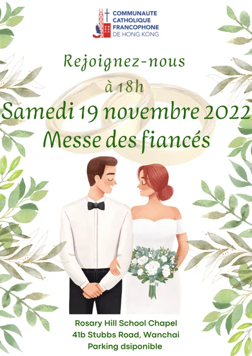 Les annonces paroissiales  – semaine du 14 novembre