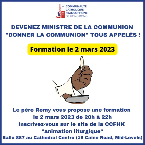 Les annonces paroissiales  – semaine du 20 février 2023