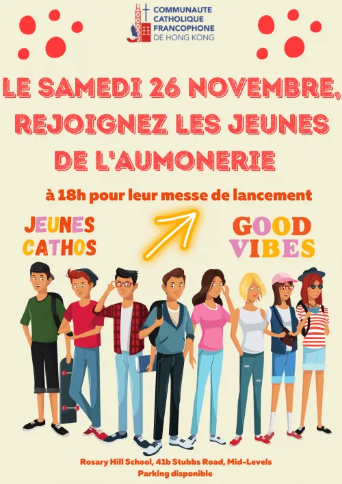 Les annonces paroissiales  – semaine du 21 novembre