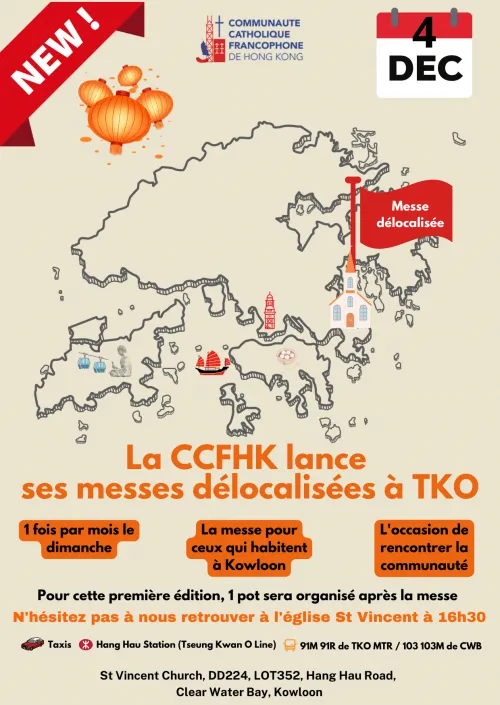 Les annonces paroissiales  – semaine du 21 novembre