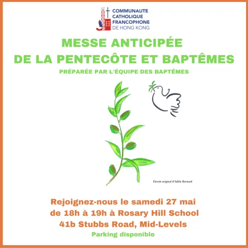 Les annonces paroissiales  – semaine du 22 mai 2023