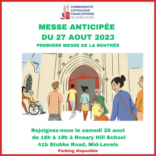 Les annonces paroissiales  – semaine du 26 juin 2023