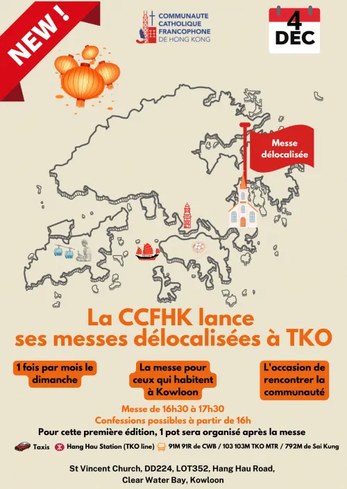 Les annonces paroissiales  – semaine du 28 novembre