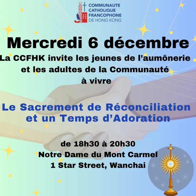 Les annonces paroissiales  – semaine du 4 décembre 2023