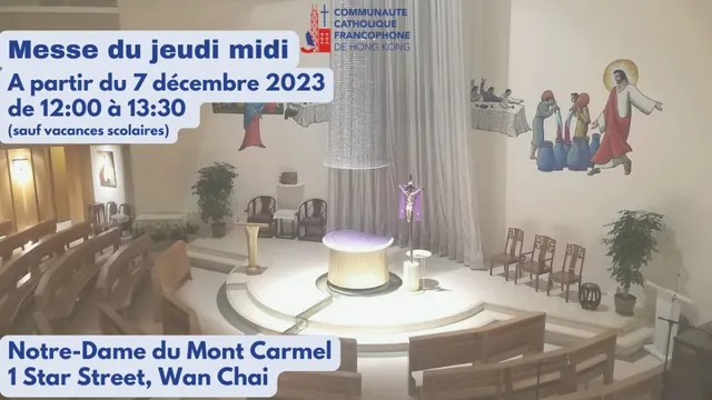 Les annonces paroissiales  – semaine du 4 décembre 2023