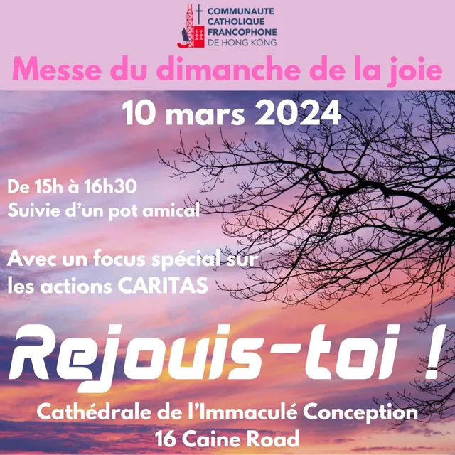 Les annonces paroissiales – semaine du 4 mars 2024