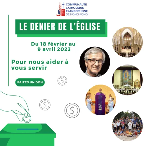 Les annonces paroissiales  – semaine du 6 mars 2023