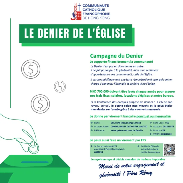 Les annonces paroissiales  – semaine du 6 mars 2023