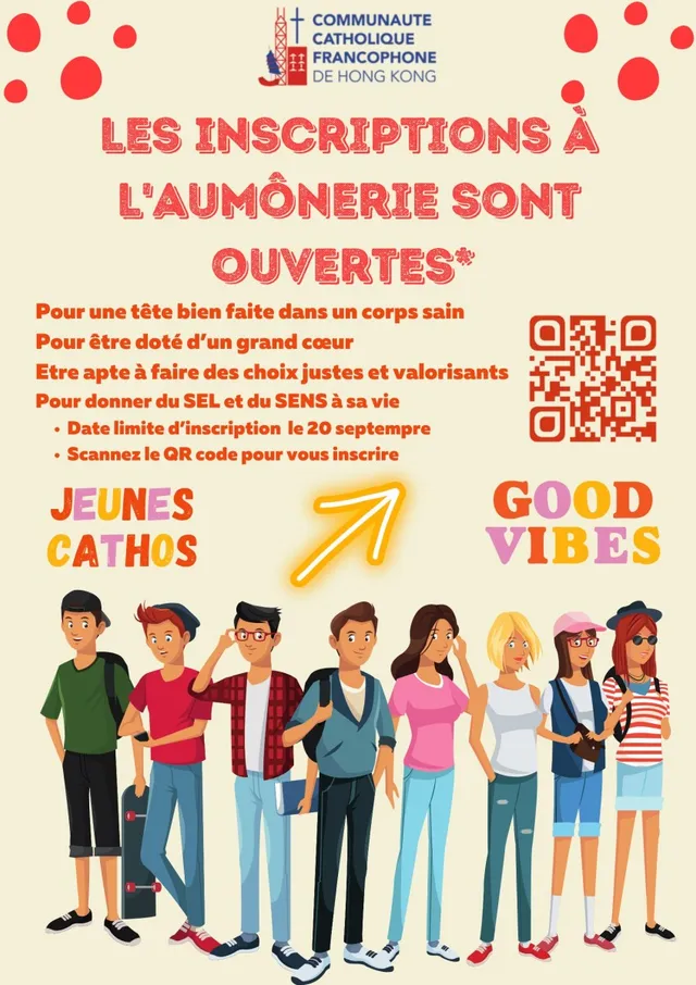 Les annonces paroissiales – semaine du 2 septembre 2024
