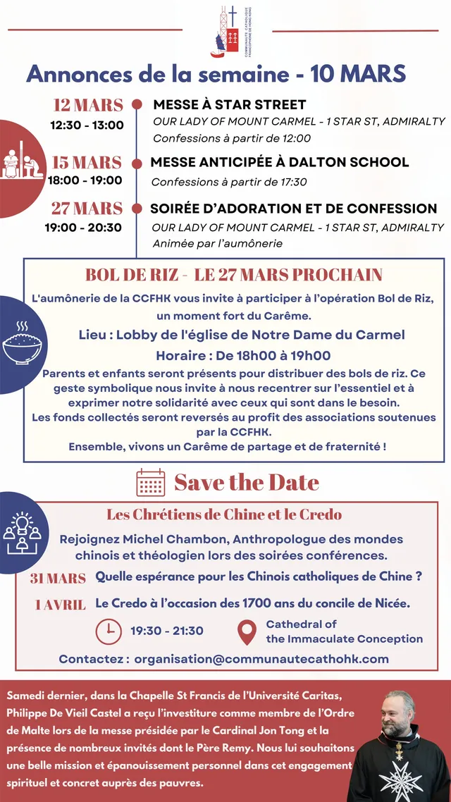 Mardi infos  – semaine du 10 mars 2025