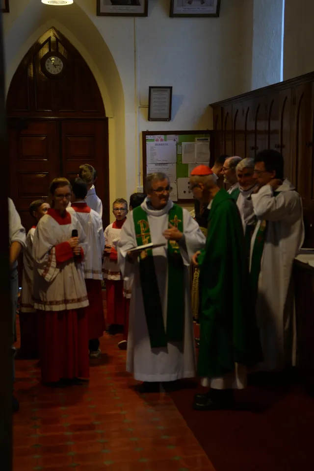 Messe à la cathédrale et voeux du père Rémy