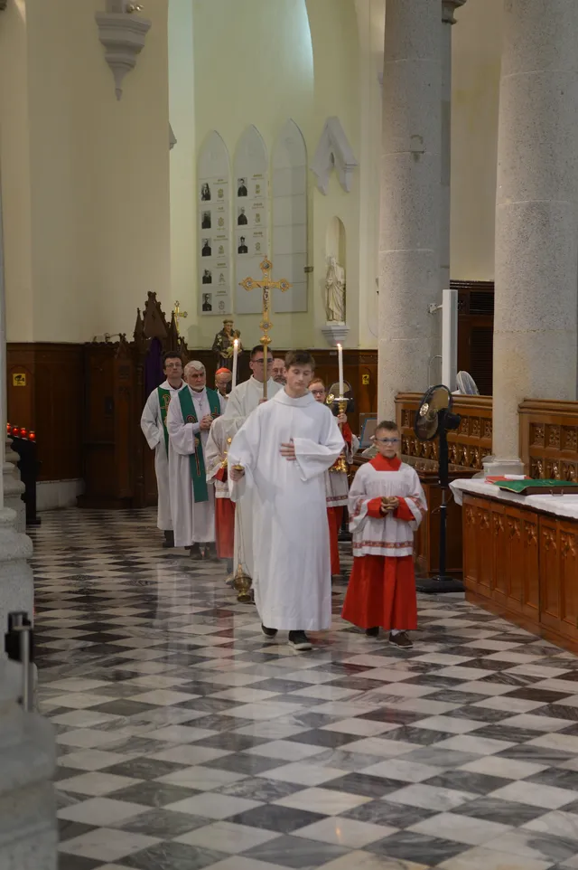 Messe à la cathédrale et voeux du père Rémy