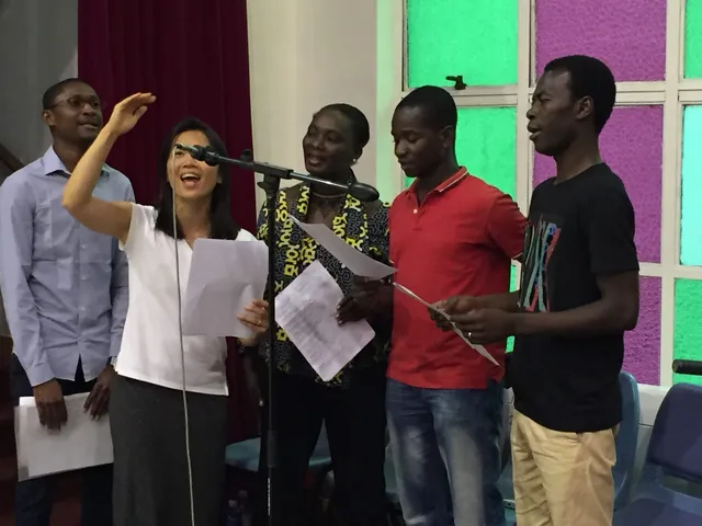 Une messe au rythme africain