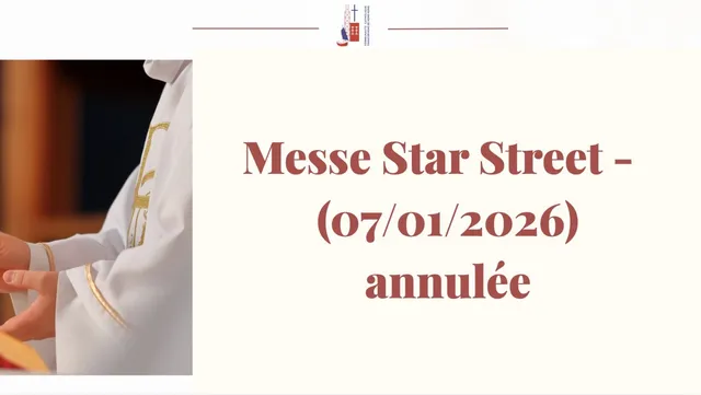 Messe Star Street 7 Jan. Annulée