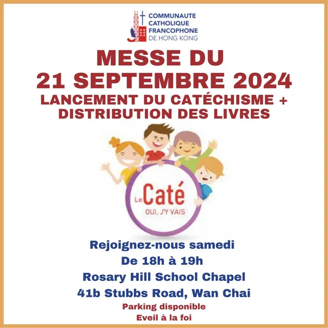 Rentrée paroissiale – les messes de septembre 2024