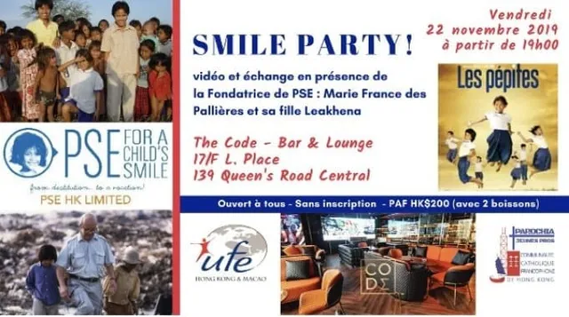 SMILE PARTY, un événement conjoint Parochia et UEFE le 22 novembre